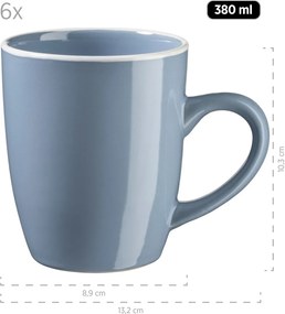 Mäser 24 darabos ELISSA étkészlet – kék fényes