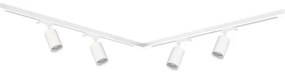 Spotlámpa sínrendszerrel PIPE 4xGU10/10W/230V fehér