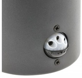 Lámpa Kerti lámpatest MEDIO-AU PIR,E27,MAX.15W,IP54,AC220-240V,50-60Hz, falra szerelhető, grafit