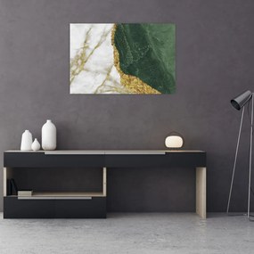 Kép - Zöld márvány N⁰3 (90x60 cm)
