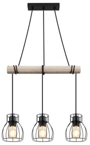 Globo 15326-3H - Csillár zsinóron MINA 3xE27/40W/230V