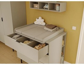 Szürke gyerek komód 105x92x54 cm Tomino – Germania