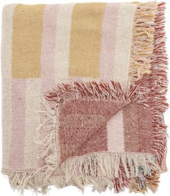 Barna újrahasznosított pamut takaró 130x160 cm Lane – Bloomingville