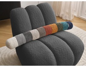 Sötétszürke buklé fotel Janissaire – Bobochic Paris