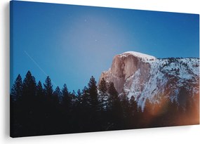 Kép - Éjszakai hegycsúcs (90x60 cm)