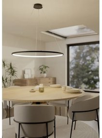 Eglo 901637 - LED Dimmelhető csillár zsinóron PARRUTA LED/40W/230V fekete + távirányító