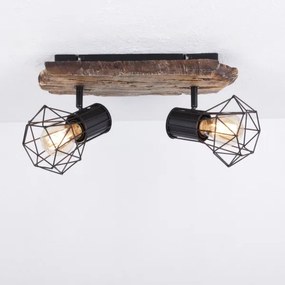 Globo 54017W-2 - PRISKA 2xE27/60W/230V spotlámpa