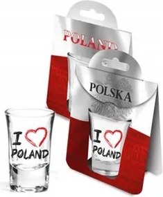 Pohár Lengyel 35 ml I Love Poland Kedves Ajándék Honfitársnak És Ínyenceknek