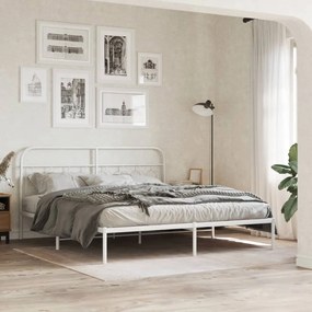 fehér fém fejtámla 183 cm