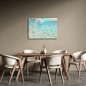 Kép - Tengerparti hangulat türkiz árnyalatokban (70x50 cm)