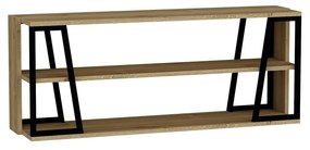 Regál Nidupe 7 (zafír tölgy + fekete) . Akció -20%. 1095469