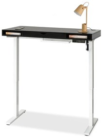 PC asztal Osto 120 (fekete fa + fehér). 1109826