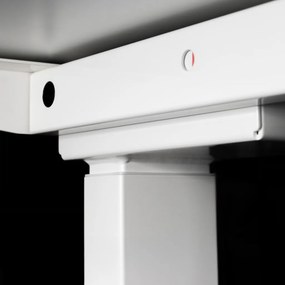 Elektromosan állítható magasságú íróasztal 120x67cm fehér | LVN System Control Flex+