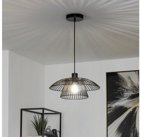 Brilagi - LED függőlámpa kábellel CERIA WIRE 1xE27/40W/230V Ø 38 cm fekete