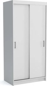 Coni 120 cm, fehér gardróbszekrény Fehér