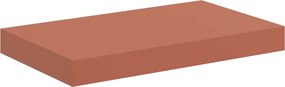 vidaXL Falpolc Falra szerelhető Piros 40 x 23,5 x 4 cm Faanyag