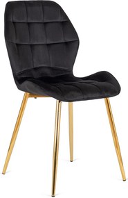 Étkezőgarnitúra 4 db. Fekete Lucky székkel. Asztal: TINGA 100 cm