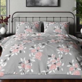 Pamut ágynemű Homa TORRY ROSES 3 részes 140x200 cm