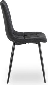 PERU 2 fekete étkezőszék