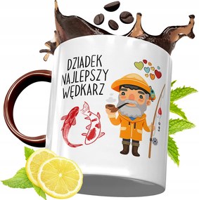 Bordó Bögre Horgászoknak Születésnapra Ajándék fényképes nyomtatással