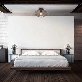 B.K. Licht 1471 - Csillár RETRO 1xE27/40W/230V réz