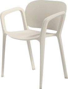 Outsunny 4 részes Kerti Szék Szett Időjárásálló Műanyag Kerti Székek Rakodható Karfás Hátlapos Szék 120 kg-ig Támogat Szabadtéri Bútor Hátsó Kertbe, K