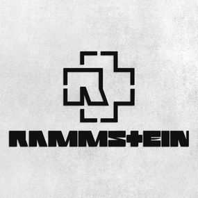 DUBLEZ | Felragasztható fa logó - Rammstein