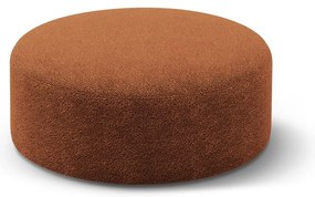 Téglavörös buklé puff Dia – Micadoni