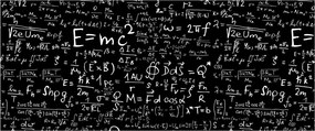 Kép - Matematika (120x50 cm)