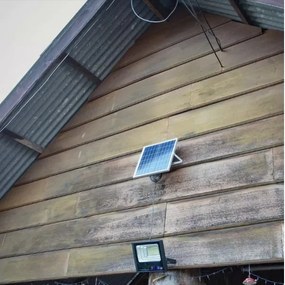 LED állítható fényerejű napelemes reflektor 16W, 4000K, IP65, DO-val