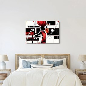 Egy ősi hölgy képének festménye (90x60 cm)