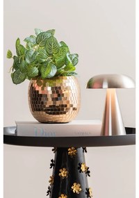 Aranyszínű LED dimmelhető asztali lámpa fém búrával (magasság 20,5 cm) Rachel – Leitmotiv