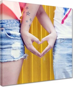 Vászonkép 30x30 Szerelem Érzés Párkapcsolat