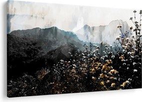 Kép - Vadvirágok illusztrációja (90x60 cm)
