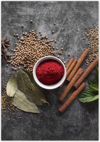 Poszterek 70x100 Fűszer triptichon Hot