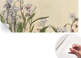 Fotótapéta Öntapadós tapéta a szobába Virágos elegancia 250x104 cm