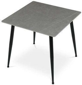 Étkezőasztal 80×80 cm, Kerámia Márvány. HT-398M GREY