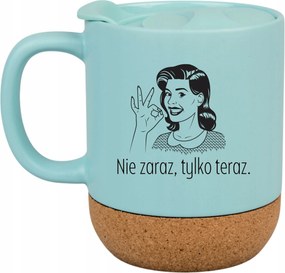 Bögre Kék Sláger Ajándék Vicces Anyák Napja Nem Azonnal, Csak Most.