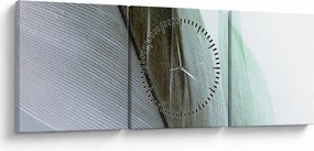 Kép - Tollak, makro (órával) (90x30 cm)