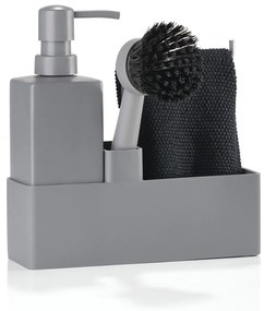 Szürke kerámia mosogatóeszköz tartó Singles – Zone