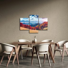 Egy kép egy színes őszi tájról (90x60 cm)