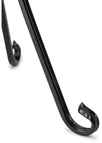 Virágállvány 74x34 cm fekete