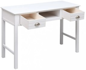 fehér tömör császárfa íróasztal 108 x 45 x 76 cm