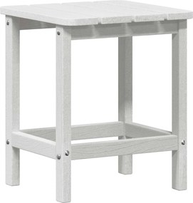 vidaXL Oldal asztal Fehér 38 x 38 x 46 cm Polietilén