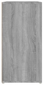 vidaXL szürke sonoma színű szerelt fa cipősszekrény 60 x 35 x 70 cm