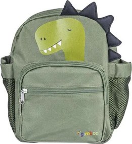 Hátizsák, ovis, 3 rekeszes, Gimboo, dinoszaurusz, zöld (D5001PL02)