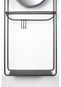 Fekete acél előszoba bútor Duco – White Label