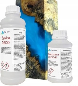 Epoxi Öntőgyanta -deko-k öntvény 5cm-ig. Fához Asztal Színtelen