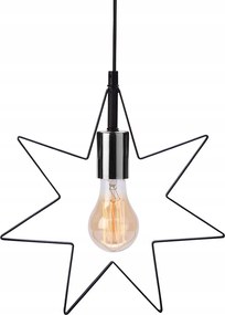 Függőlámpa Csillag fém 30x32cm