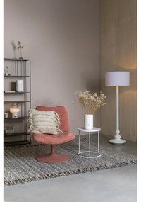 Rózsaszín bársony fotel Bubba – Zuiver